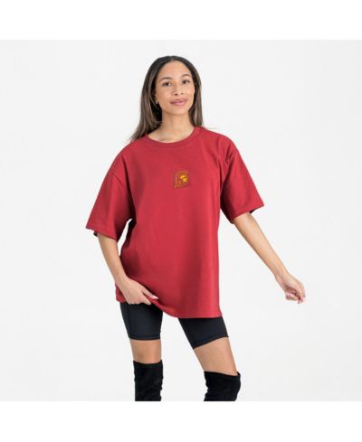 Gameday Couture Women's Cardinal USC Trojans Oversized Back at Ya T-Shirt