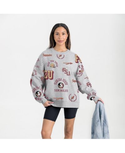 Gameday Couture Женская серая флисовая толстовка Florida State Seminoles Always on Repeat