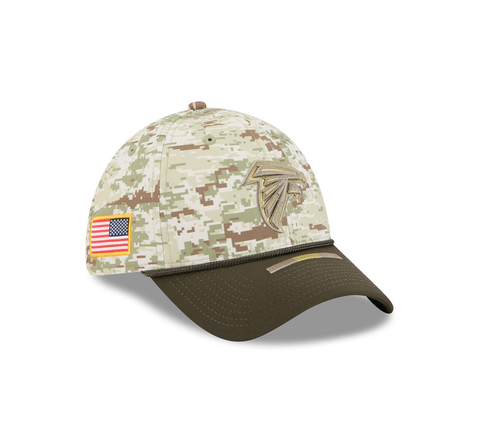 New Era Мужская кепка Atlanta Falcons 2025 Salute to Service 39THIRTY Flex