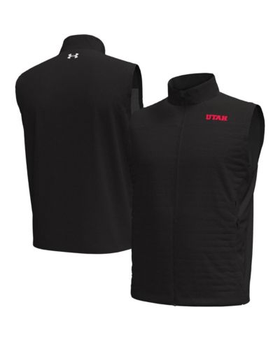 Мужская жилетка Under Armor Black Utah Utes Drive Pro Storm Full-Zip