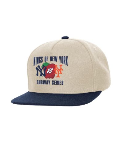 Кепка Mitchell & Ness New York Yankees vs. New York Mets Subway Series Matchup Pro Pinch Snapback