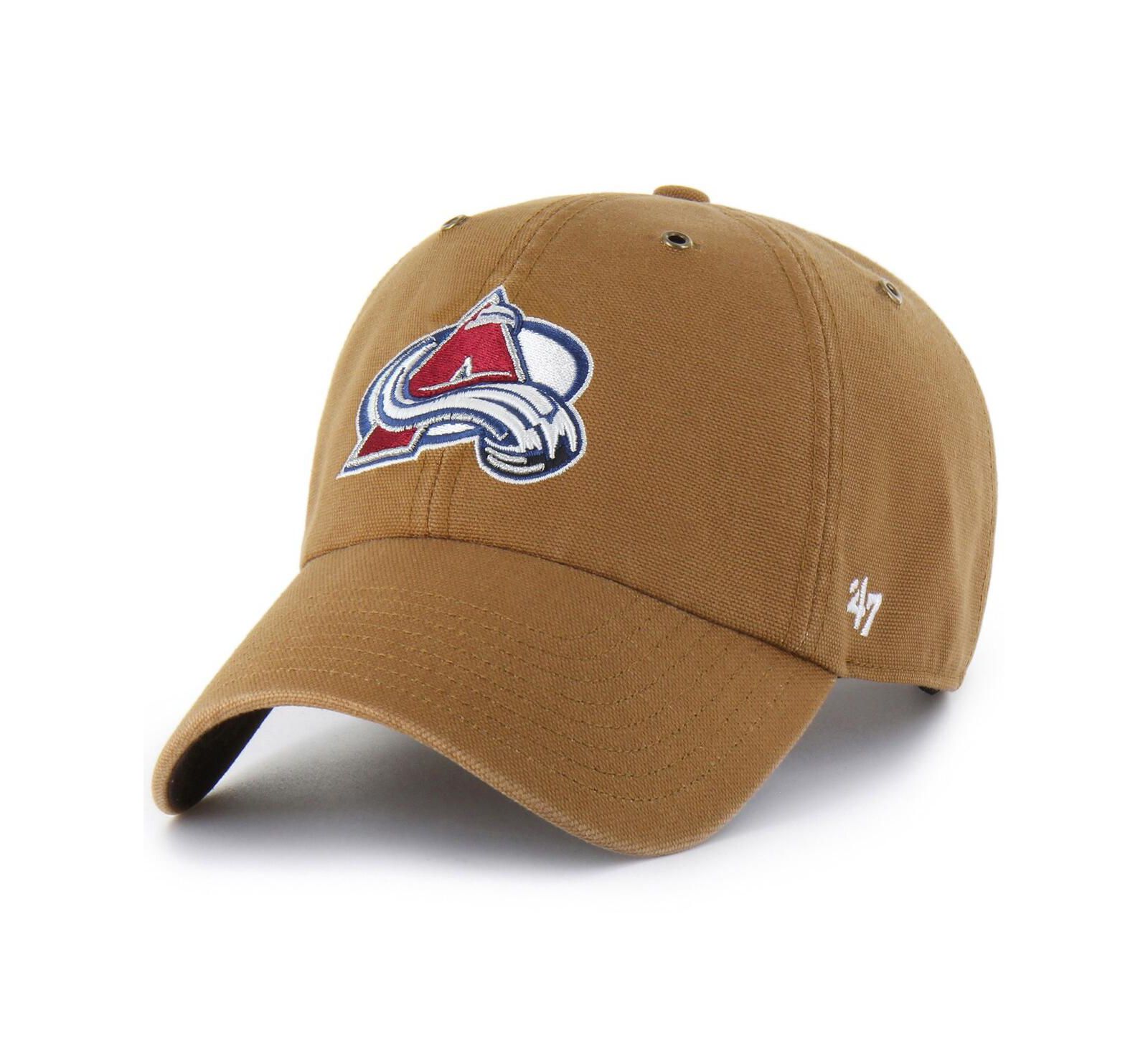 Carhartt x '47 Brand Men's Brown Colorado Avalanche Clean Up Adjustable Hat