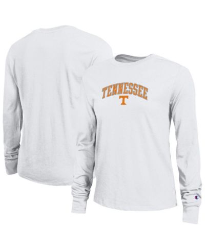 Champion Women's White Tennessee Volunteers Arch Over Logo Long Sleeve T-Shirt