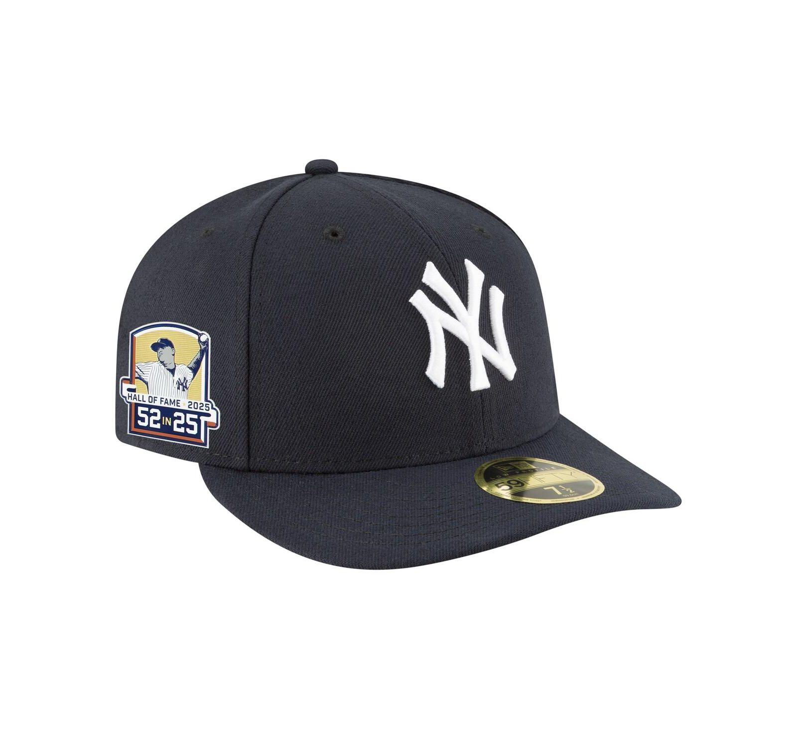 New Era Men's CC Sabathia Navy New York Yankees 2025 National Baseball Hall of Fame 59FIFTY Low Profile Fitted Hat