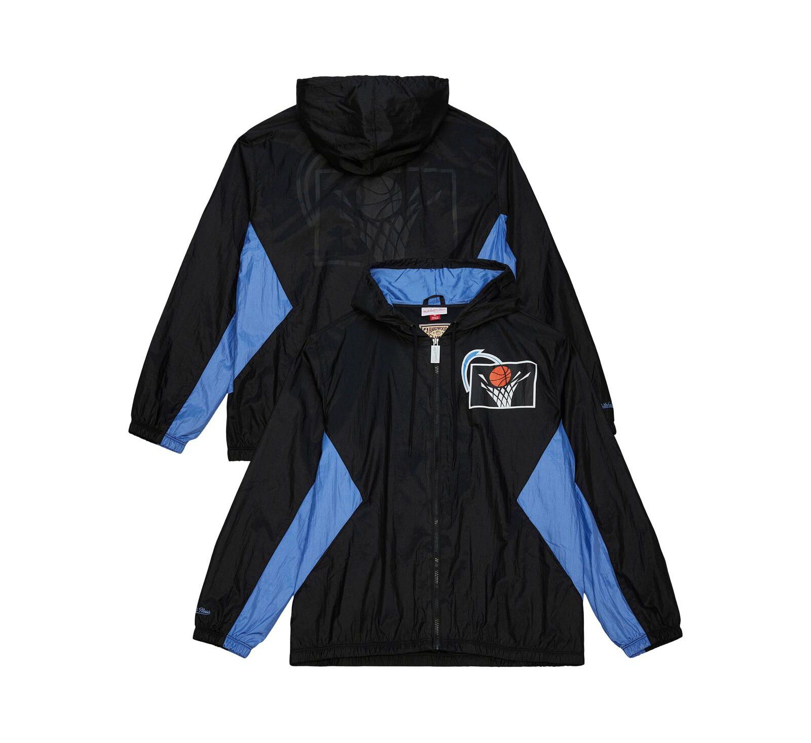 Mitchell & Ness Men's Black Cleveland Cavaliers Playmaker Full-Zip Windbreaker Jacket