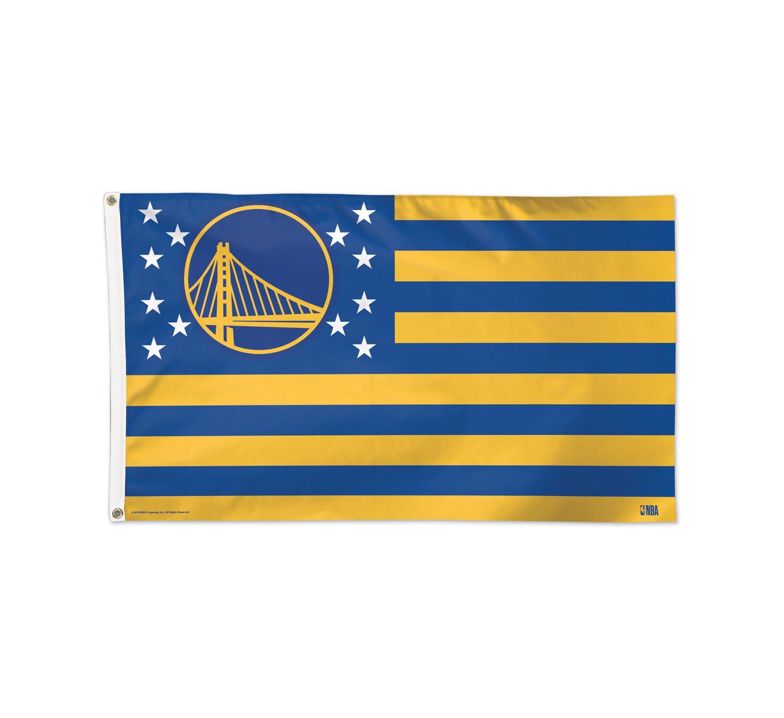 Флаг Wincraft Golden State Warriors 3' x 5' Stars Stripes односторонний