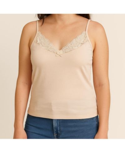 Женская хлопковая майка Meadow Luna Lace