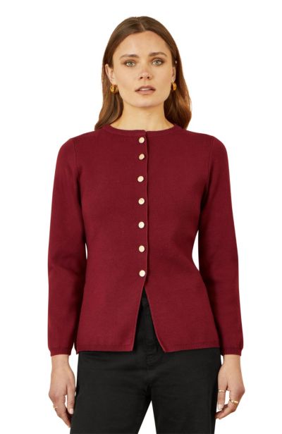 Женский кардиган Yumi Chic Peplum, на пуговицах