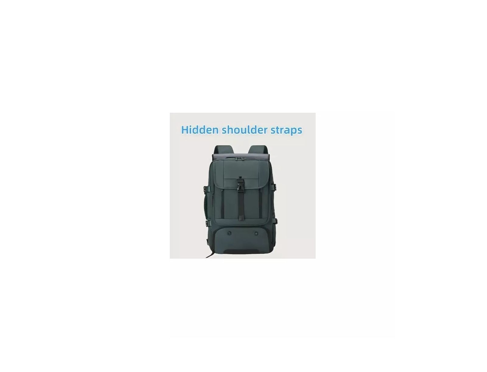 Anti-Theft Laptop Backpack with Shoe Compartment - Convertible Business & Hiking Bag, Heavy-Duty Nylon Travel Backpack