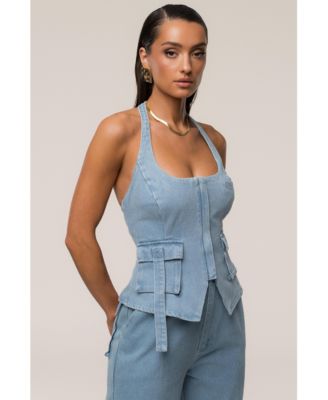 JLUXLABEL Women's Josie Halter Top