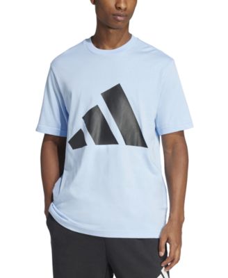 Мужская футболка adidas с графическим логотипом 3 Bar из хлопка