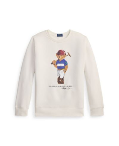 Polo Ralph Lauren Boys 8-20 Polo Bear Fleece Sweatshirt