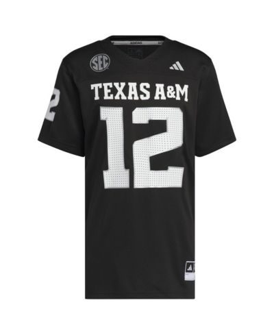 Adidas Мужской Black Texas A&M Aggies Alternate Premier Strategy Jersey