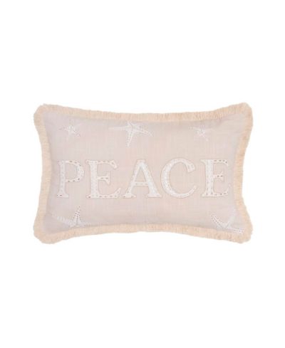 C&F Home Gold Coast Peace Throw Pillow, 14" x 22