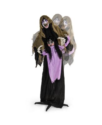 Lighted and Animated Halloween Decoration 63" Outdoor Animatronic
