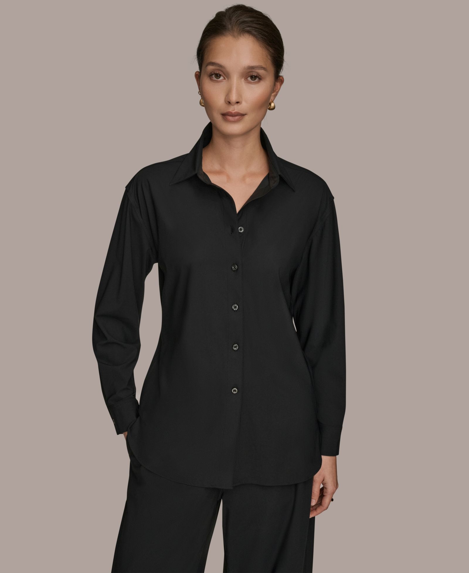 Женская рубашка Donna Karan Weekend 4-Way Stretch Knit