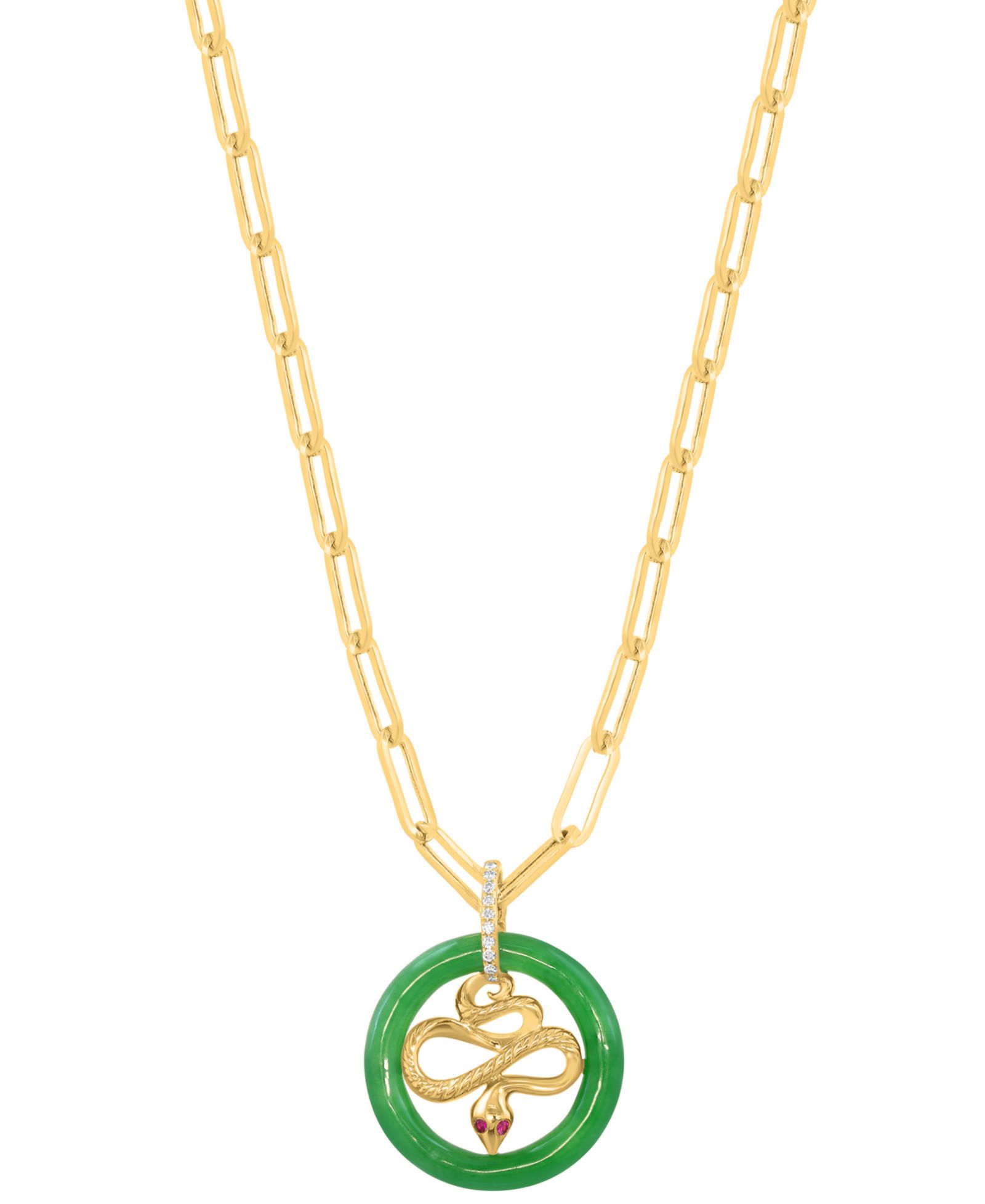 Подвеска EFFY Collection Diamond & Multi Gemstones в золоте 14k Yellow Gold