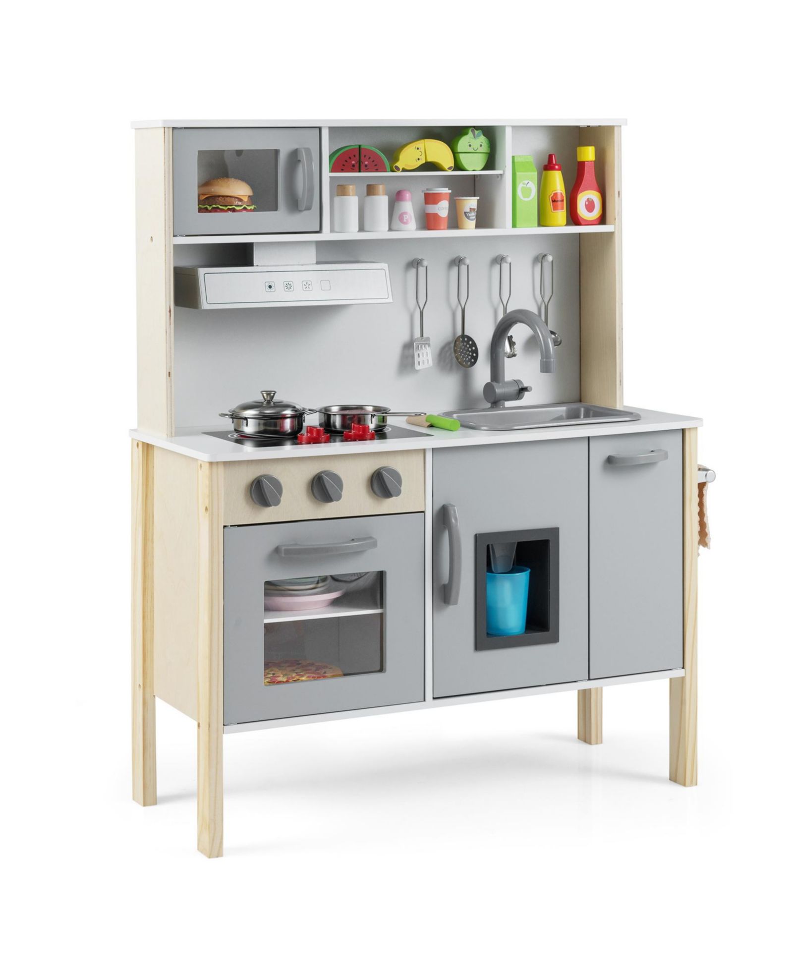 Деревянный игровой набор кухни SUGIFT для малышей