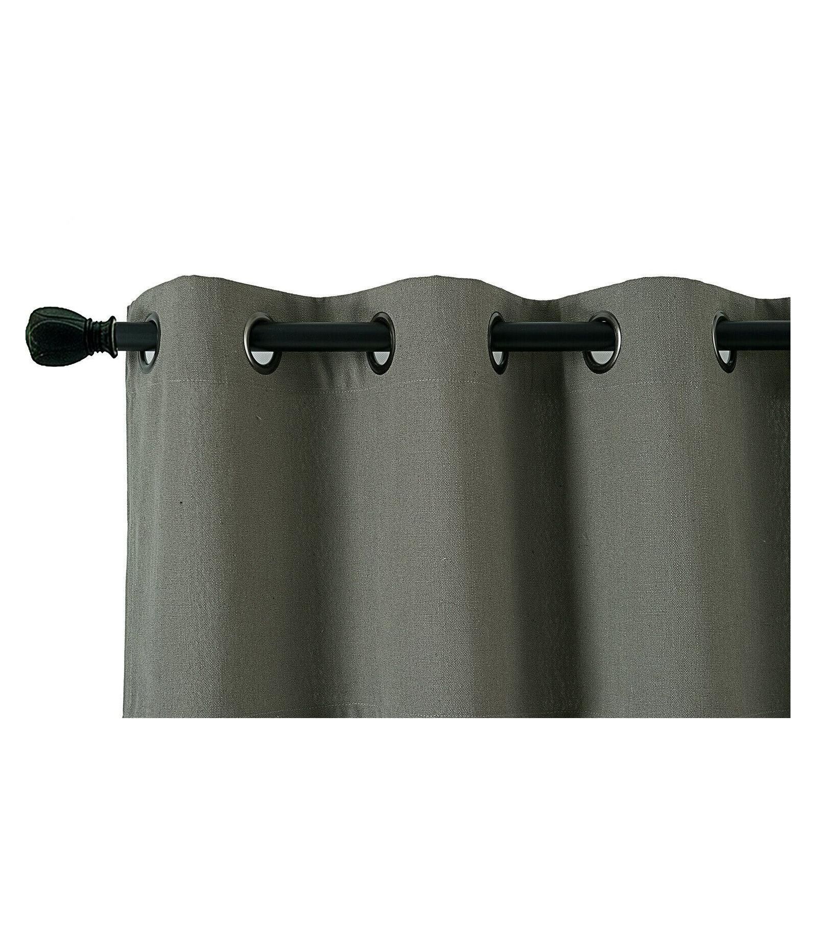 Kate Aurora Oversized Grommet Top Window Valances