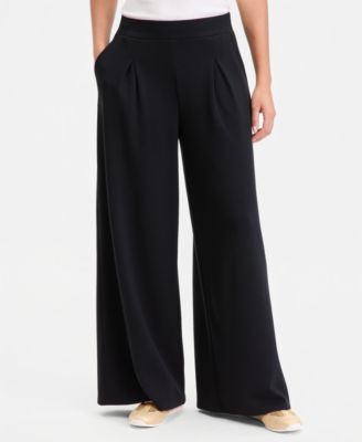 Женские спортивные брюки I.N.C. International Concepts Off Duty Pleat-Front Wide-Leg Sweatpants