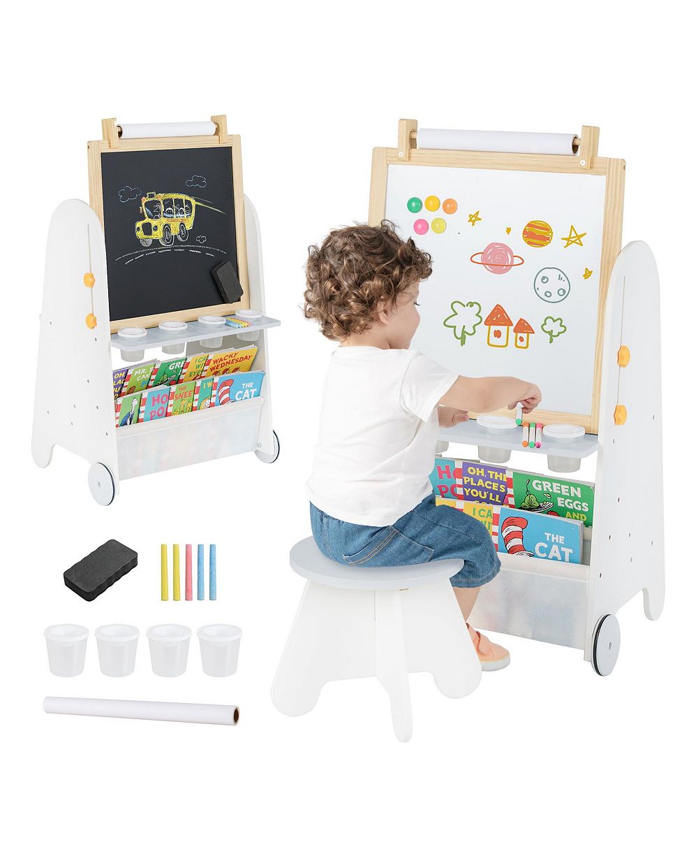 Детский игровой стол SUGIFT 4-in-1 с магнитной доской и мелом