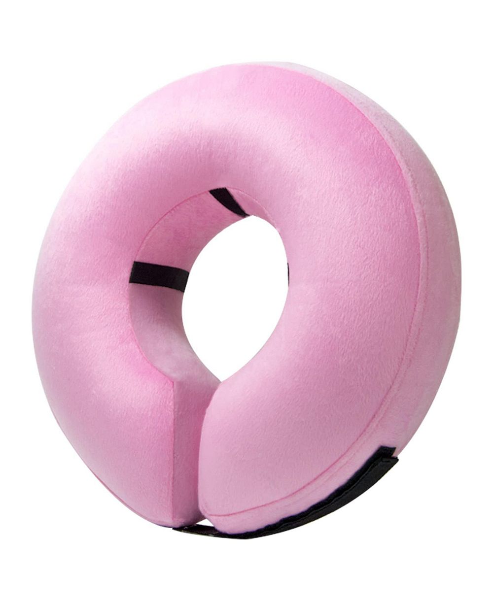BENCMATE Inflatable Dog Cone Collar Alternative Soft Donut Recovery Collar for Pets