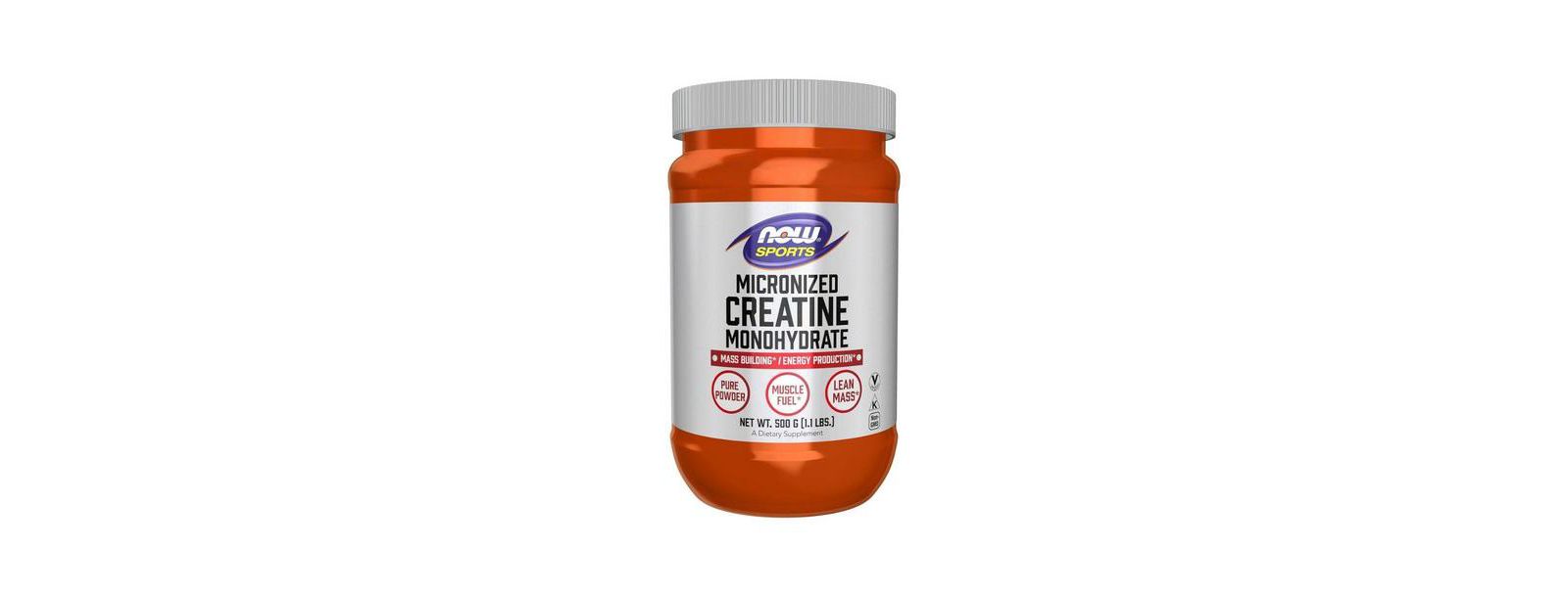 NOW Foods Creatine Monohydrate Micronized Powder, 1.1 Lbs