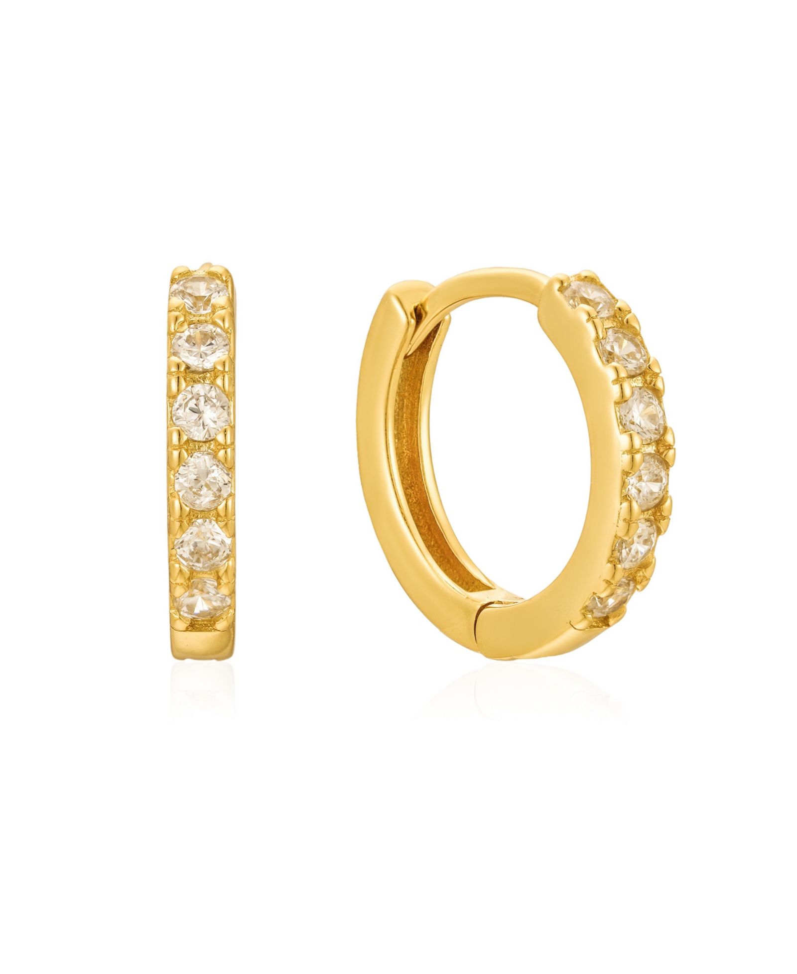 Серьги Monica Huggie Hoops