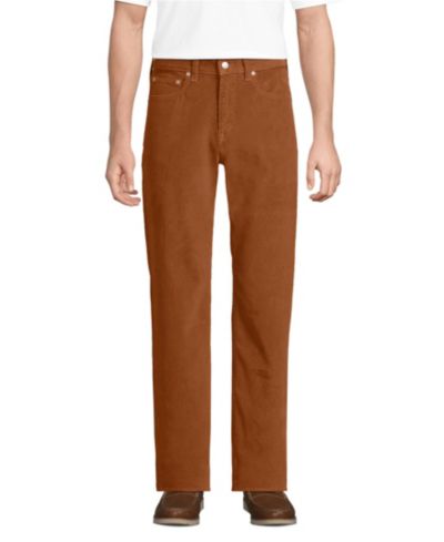 Lands' End Мужские Corduroy Comfort Waist Classic Fit 5 Pocket Pant