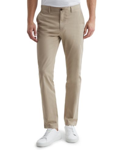 REISS мужские чинос брюки Pitch Washed-Cotton Slim-Fit