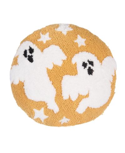 Декоративная наволочка Ghost Duo Hooked Halloween Round Accent 16" x 16"