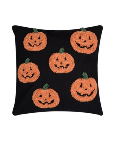 Декоративная подушка Halloween Pumpkin Party Jack O' Lanterns 18" x 18"
