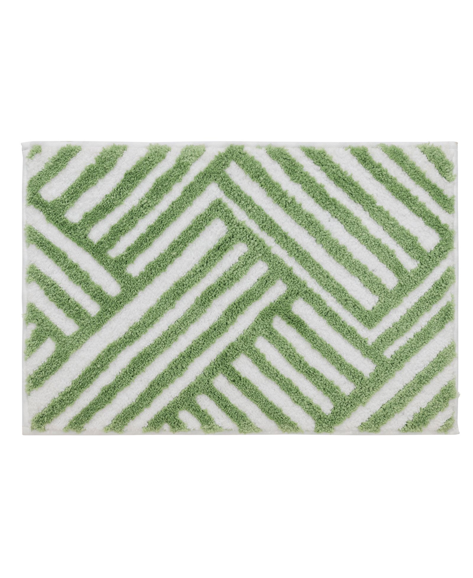 VCNY Home Geometric Lines Tufted Bath Rug, 18" x 27"