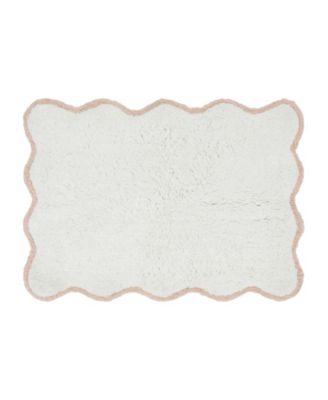 VCNY Home Scallop Cotton Bath Rug, 17" x 24"