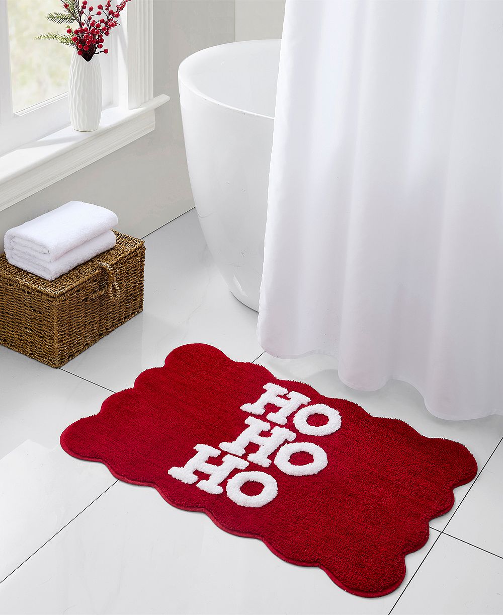 Hallmark Ho Ho Ho Tufted Holiday Bath Rug, 20" x 30"