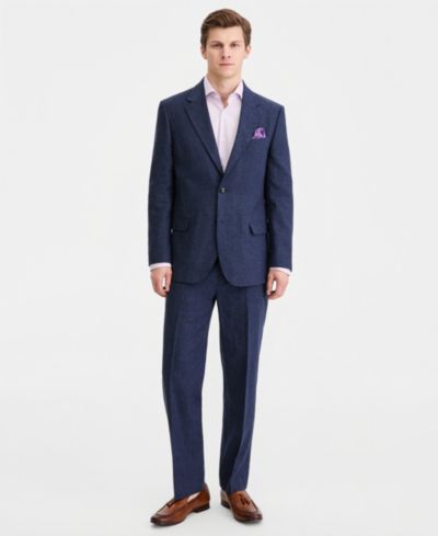 Мужской костюм Nautica Modern-Fit из хлопка и льна