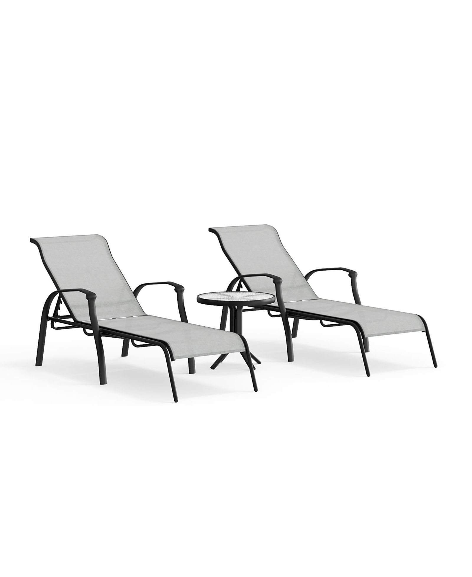 Oasis 3-Pc. Outdoor Chaise Set, Macy's Exclusive