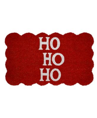Hallmark Ho Ho Ho Holiday Outdoor Coir Doormat, 18" x 30"