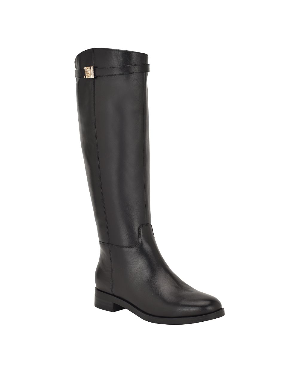GUESS Women's Zoro Leather Riding Boots