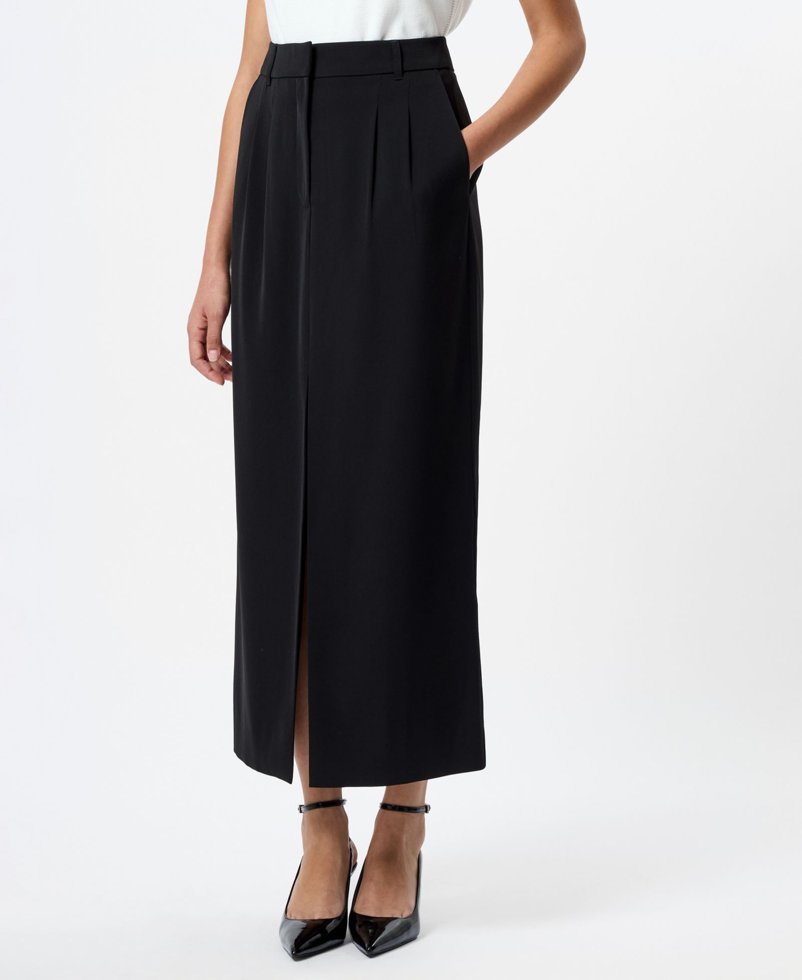 French Connection Women's Harry Suiting Midi Skirt