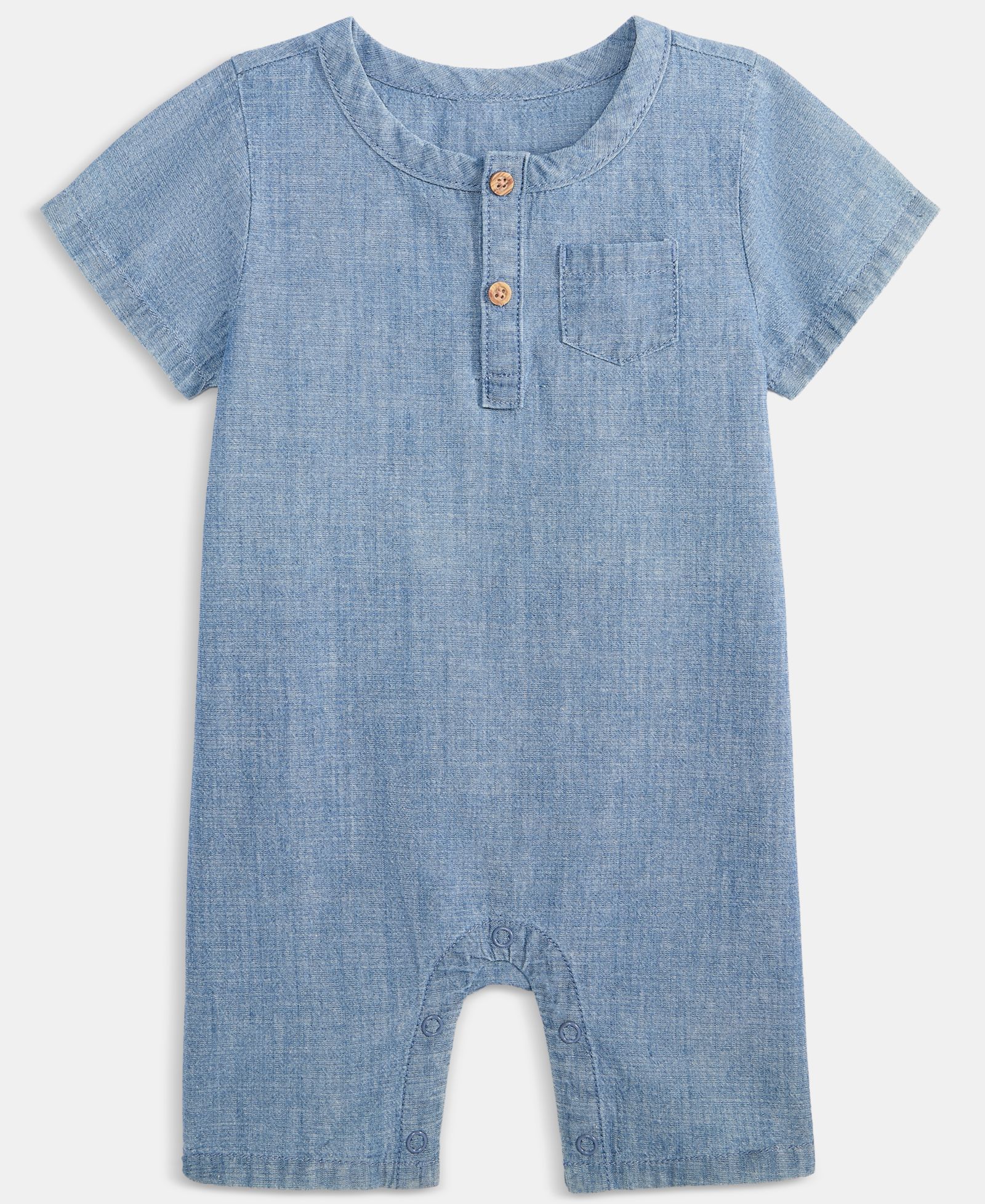First Impressions Детский Chambray Romper