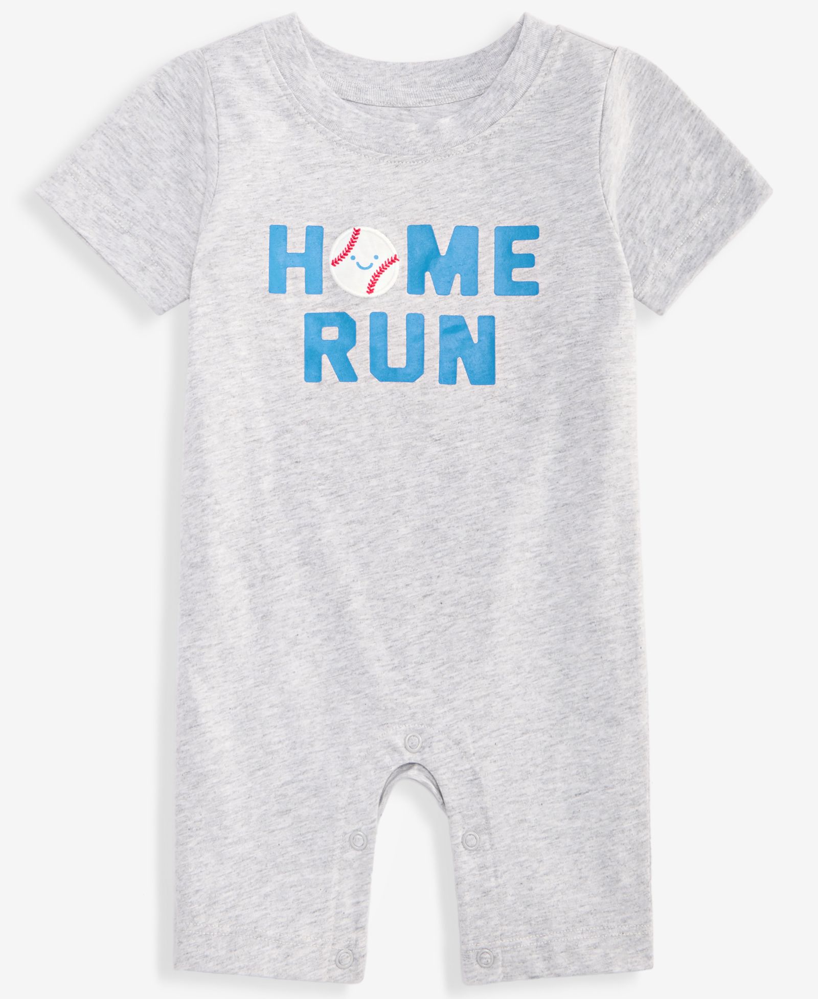 Детский хлопковый комбинезон First Impressions Baby Boys' 0M-24M Home Run Sunsuit