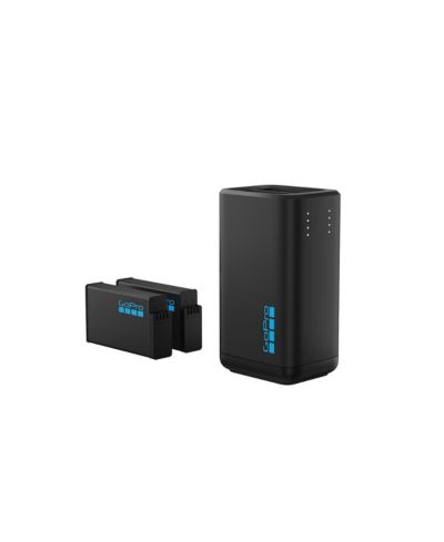 Зарядное устройство GoPro с двумя аккумуляторами Enduro 1960mAh для камеры MAX 2