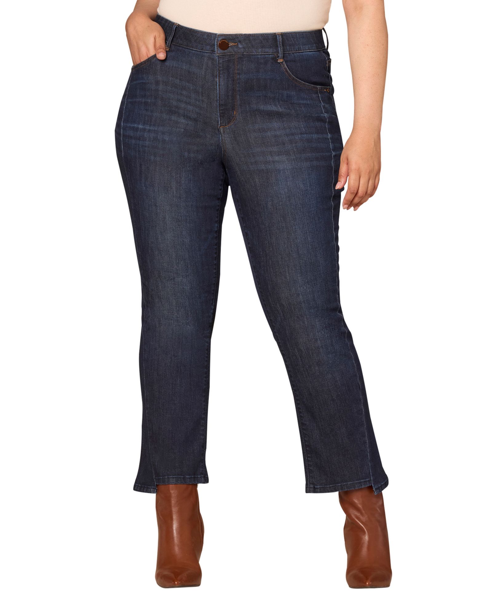 Democracy Plus Size Sky Rise Boot Jeans
