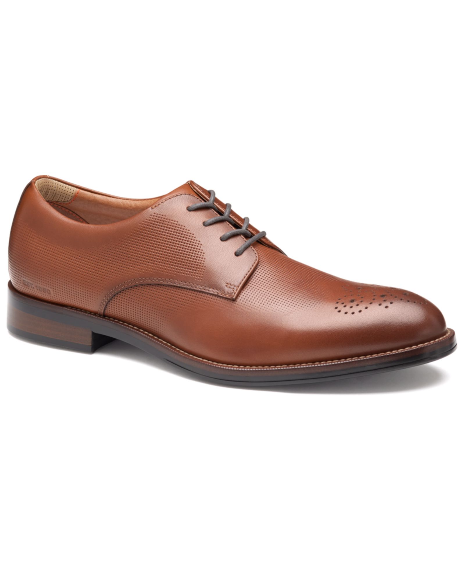 Мужские туфли Johnston & Murphy Men's Copley с круглым носом и перфорацией