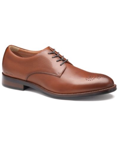 Мужские туфли Johnston & Murphy Men's Copley с круглым носом и перфорацией