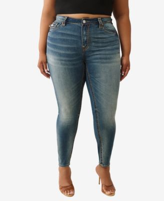 Женские джинсы True Religion Jennie Skinny Mid Rise Super T, Plus Size