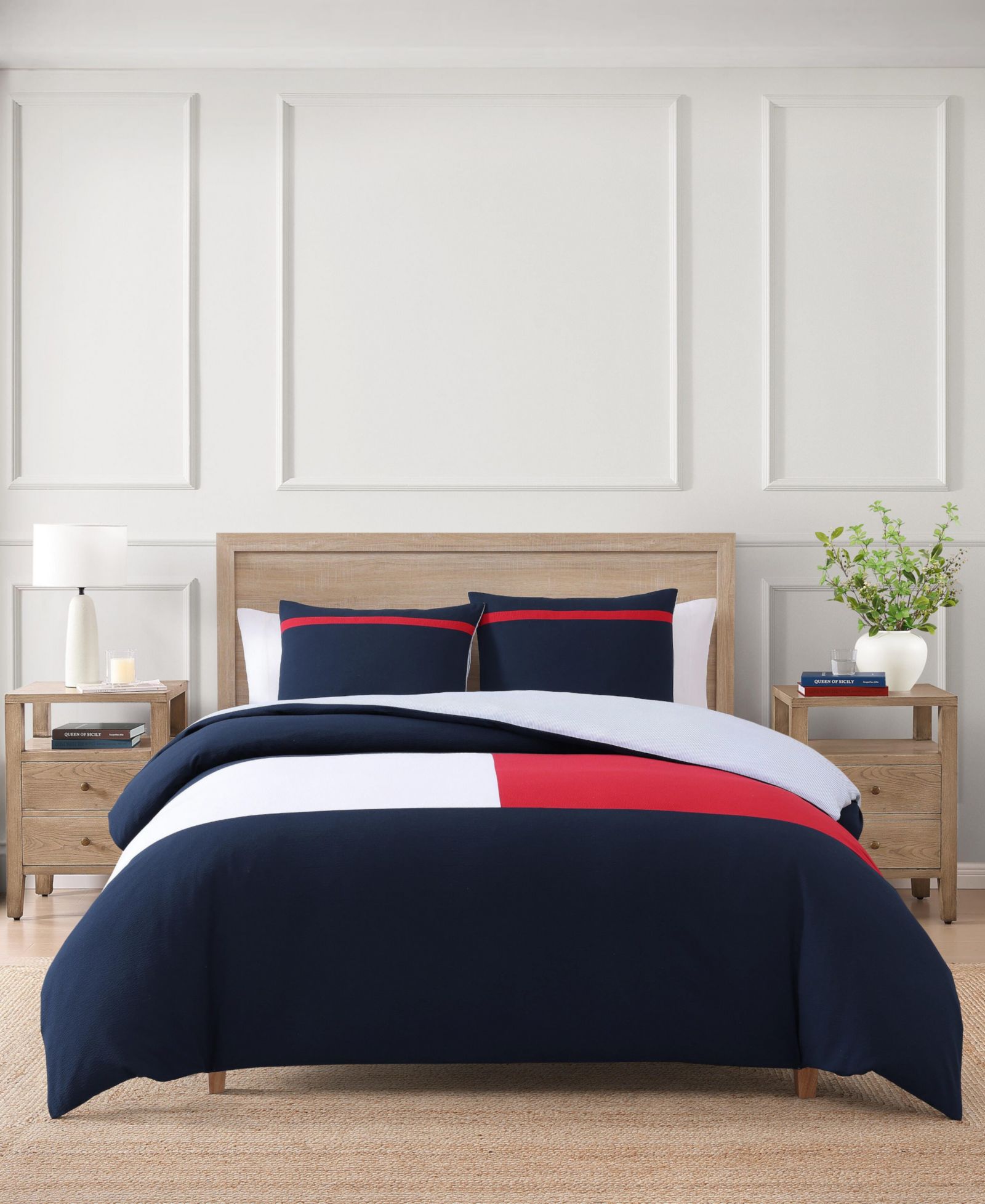 Tommy Hilfiger Iconic Anniversary Seersucker Textured 2-Pc. Comforter Set, Twin