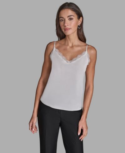 BCBG Women's Sleeveless V-Neck Cami Top