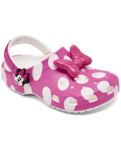 Crocs x Disney Minnie Mouse Classic Clogs для маленьких девочек